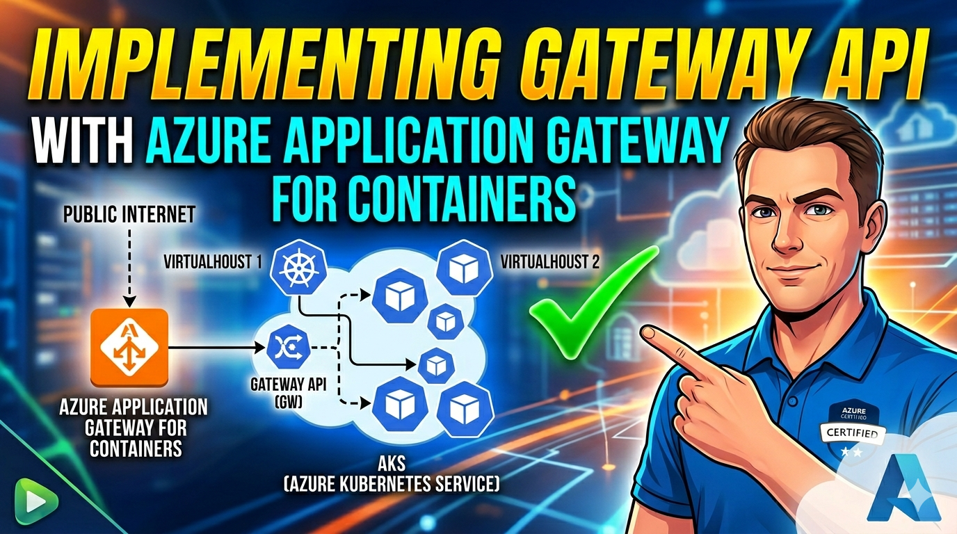 Azure Application Gateway for Containers on AKS with the Gateway API