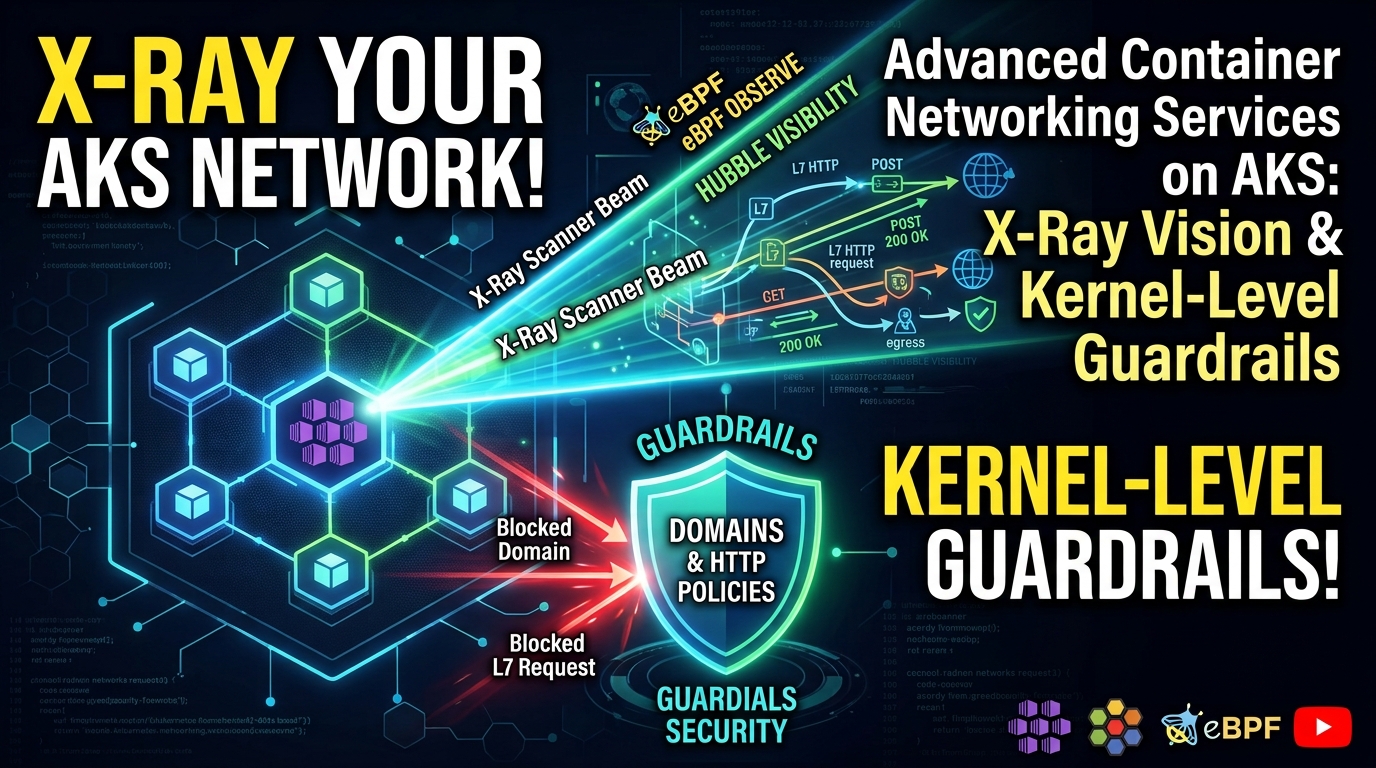 Advanced Container Networking Services on AKS: X-Ray Vision and Kernel-Level Guardrails for Your Cluster Network