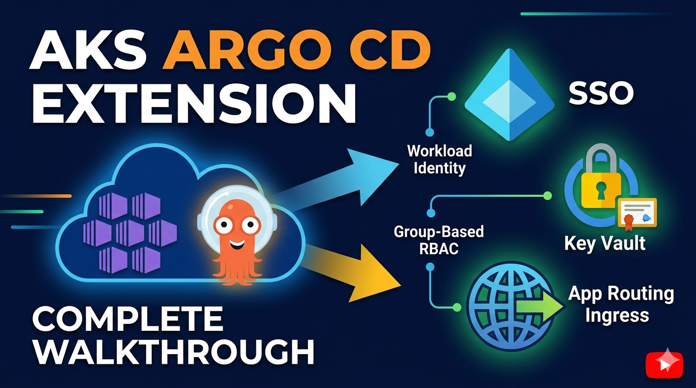 Deploying the AKS Argo CD Extension with App Routing Ingress and Entra ID SSO