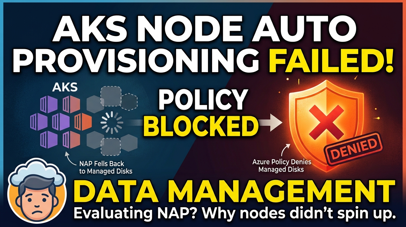 Testing AKS Node Auto Provisioning: When Our Managed Disk Policy Blocked Every New Node
