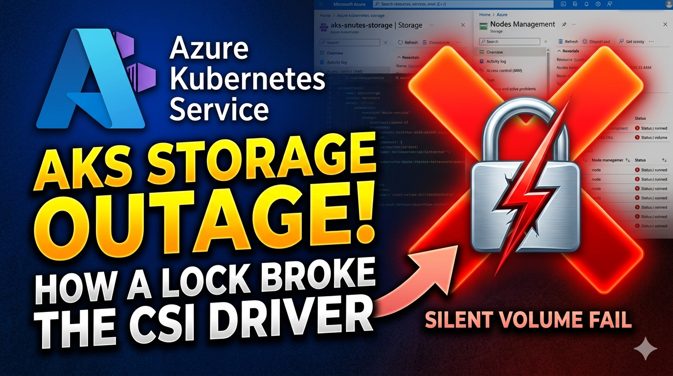 Why You Should Never Lock AKS-Managed Resources: A Volume Outage Story