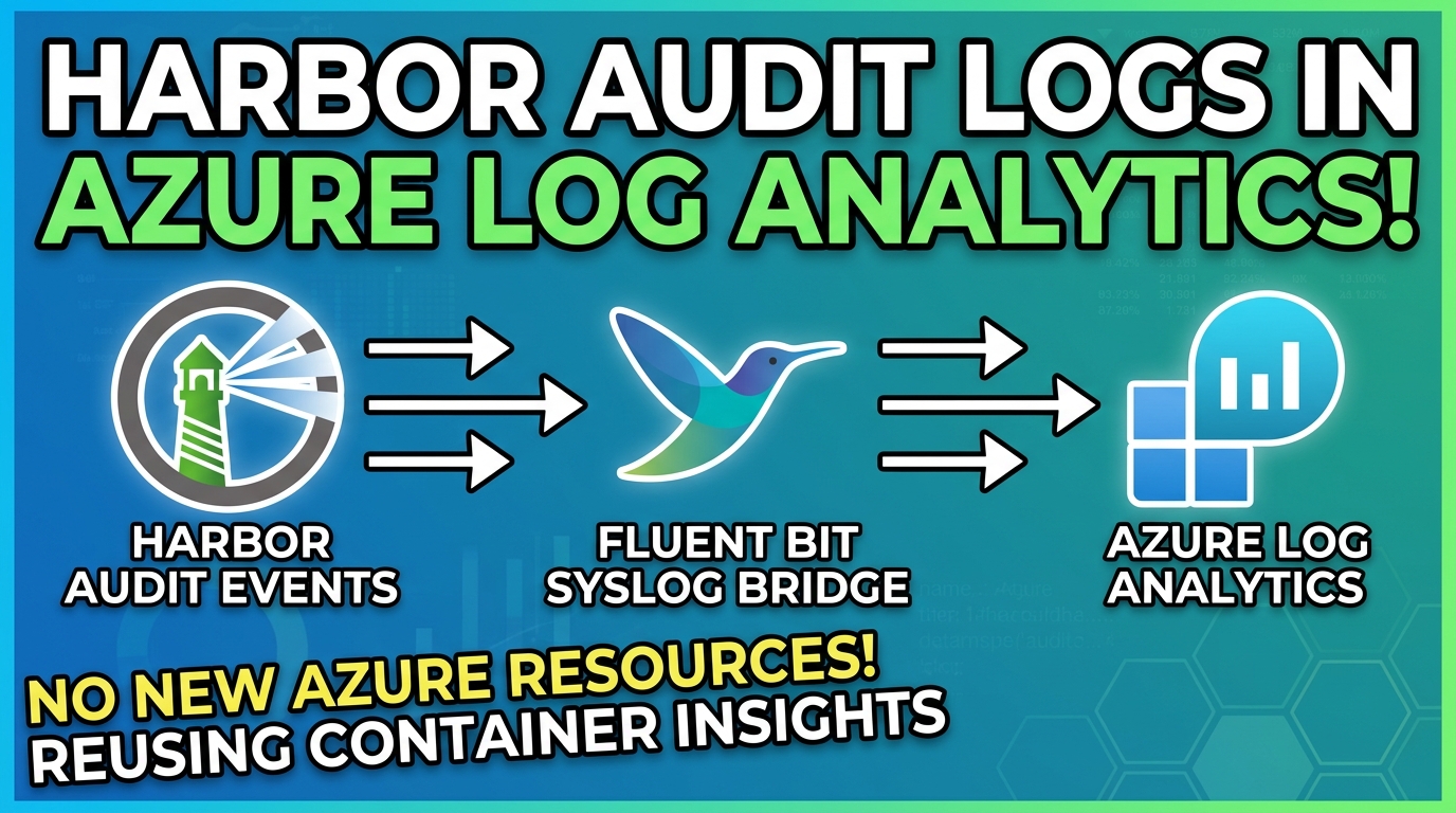 Harbor Audit Logs in Azure Log Analytics: A Fluent Bit Bridge