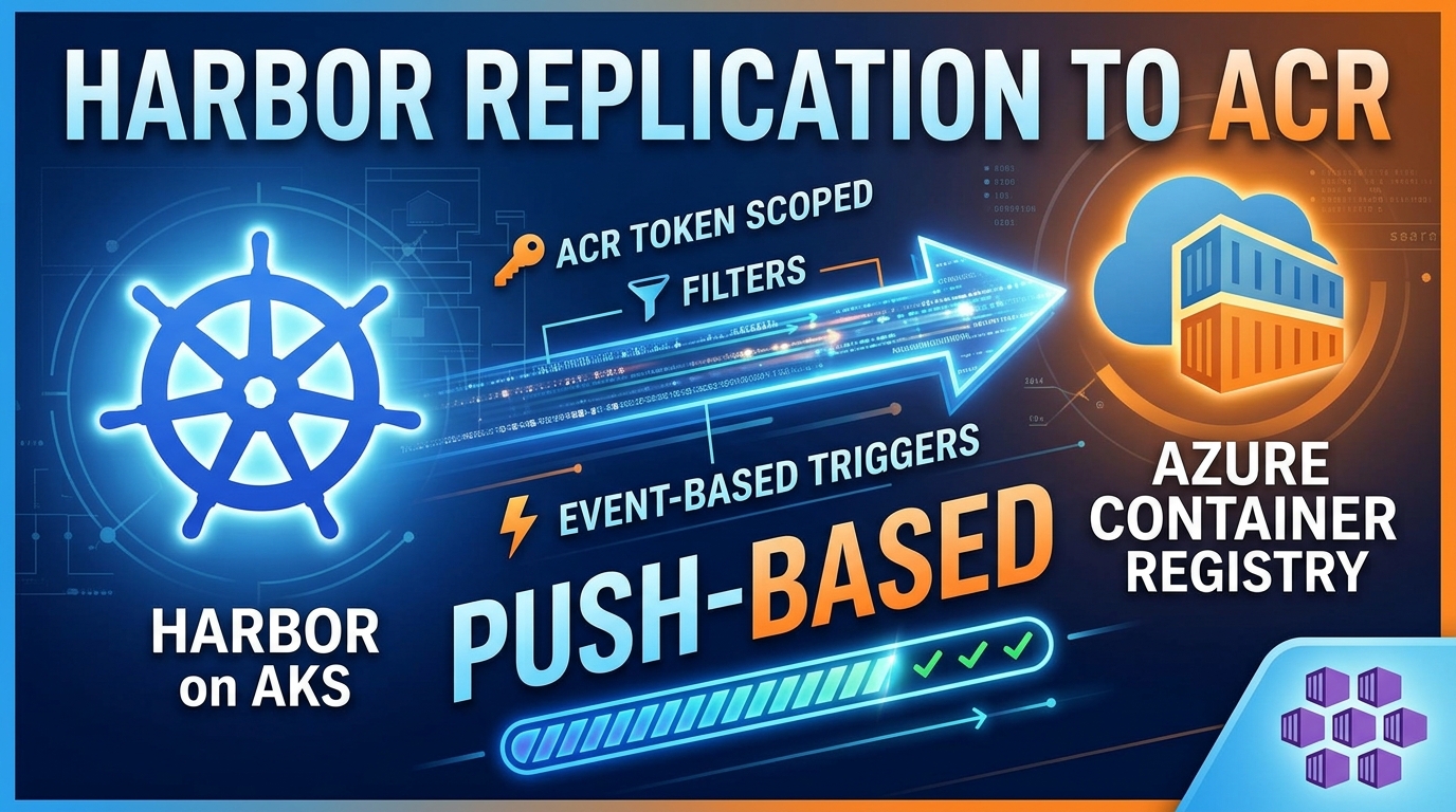 Replicating Harbor on AKS to Azure Container Registry