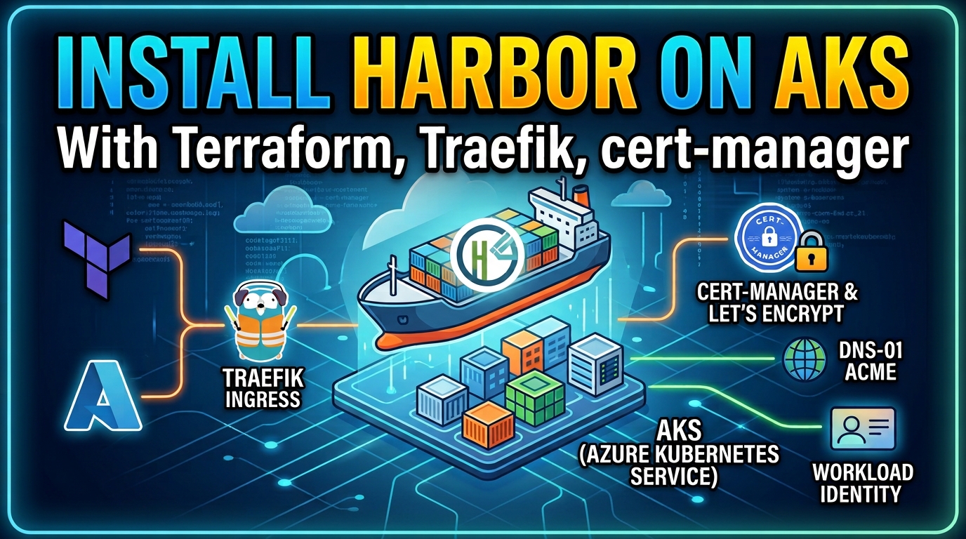 Installing Harbor Container Registry on AKS with Terraform, Traefik, and cert-manager